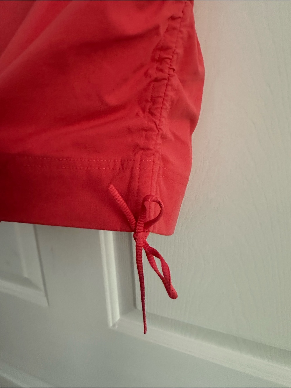 Columbia Poppy Red/Orange Athletic All Seasons Ruched Skort - Picture 3 of 4